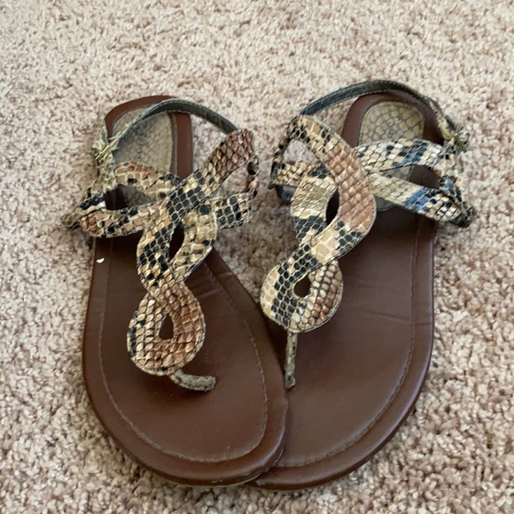 Snake print sandals - Picture 1 of 1